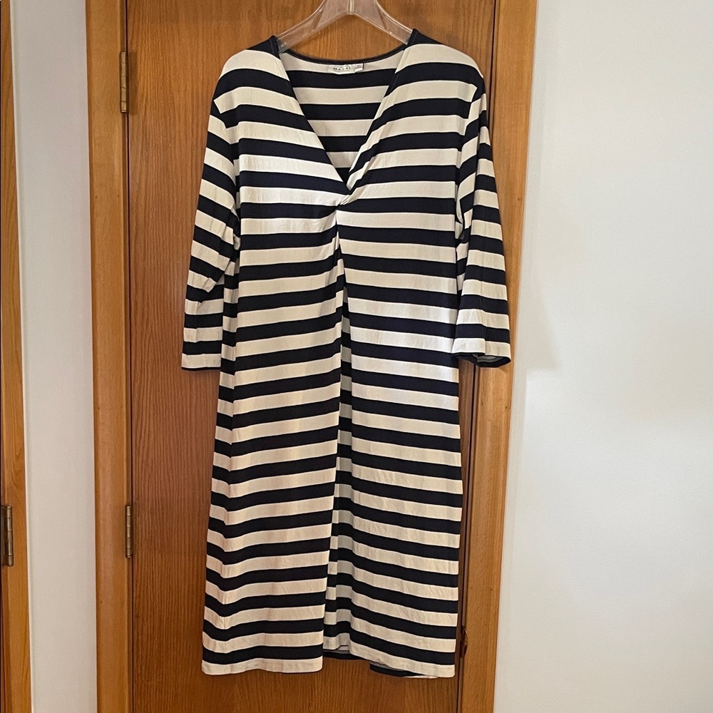 Striped Black and White Dress